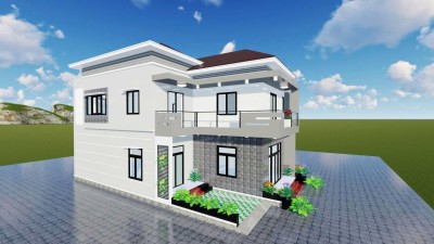 NHÀ MÁI THÁI 2 TẦNG